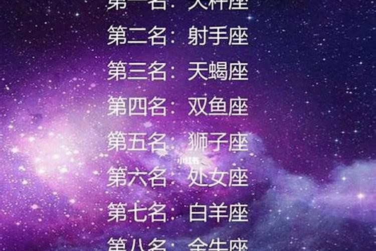 12星座谁的颜值最高排名